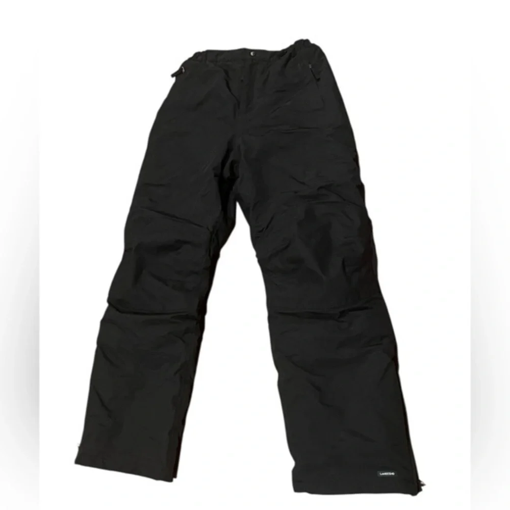 Boys Size 18 Lands End Snow Pants XL Youth Black Snowpants Winter Ski